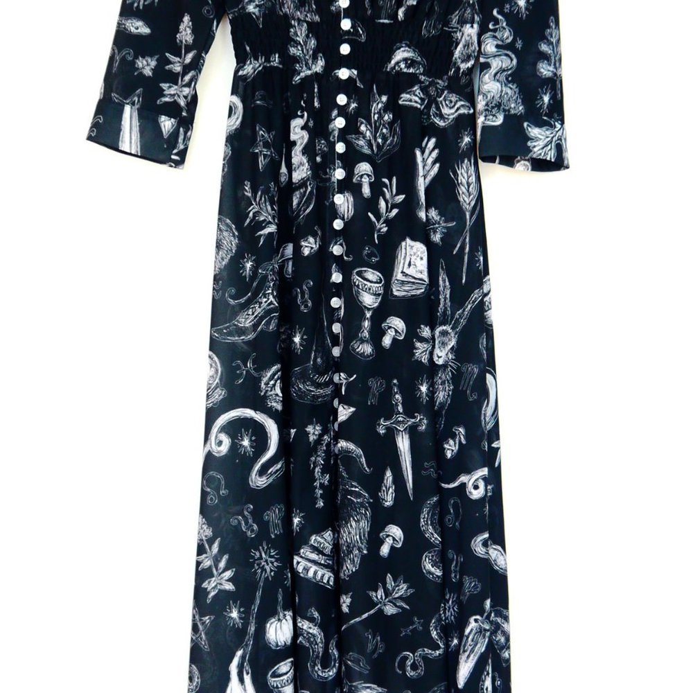 Brett Manning Print Dress